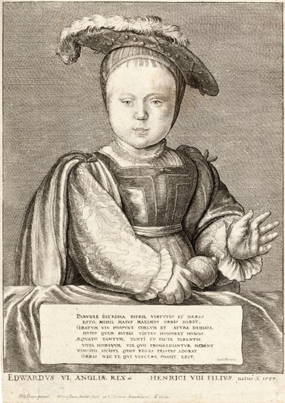 Edward VI by Wenceslaus Hollar
